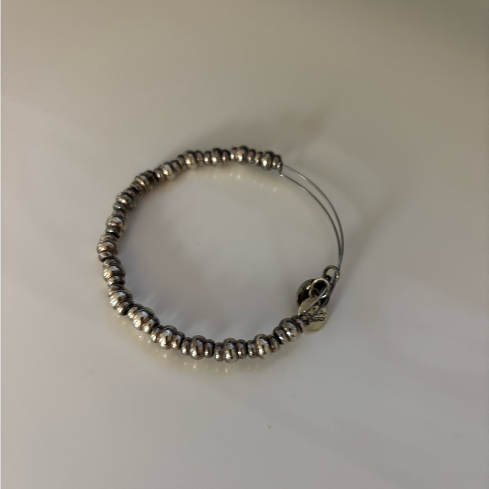 Alex and Ani Silver Beaded Bracelet